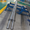 PVC plastic machine screw barrel/Extruder Conical Twin Screw Barrel